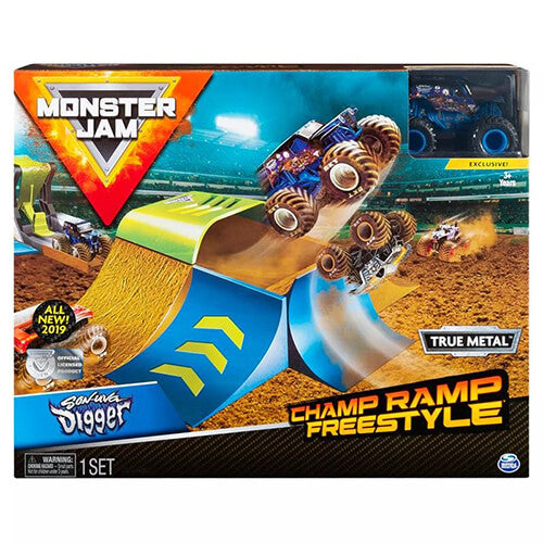 Monster Jam 1:64 Stunt Playset (1pc Random Style)