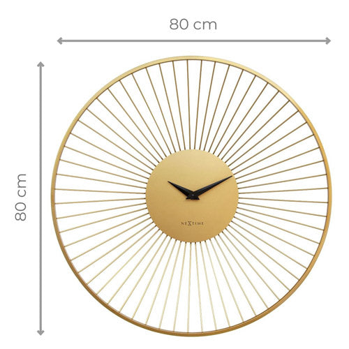 NeXtime Vasco Round Large Wall Clock 80cm