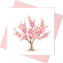 Quilled Blossom Greeting Card (15x15cm)