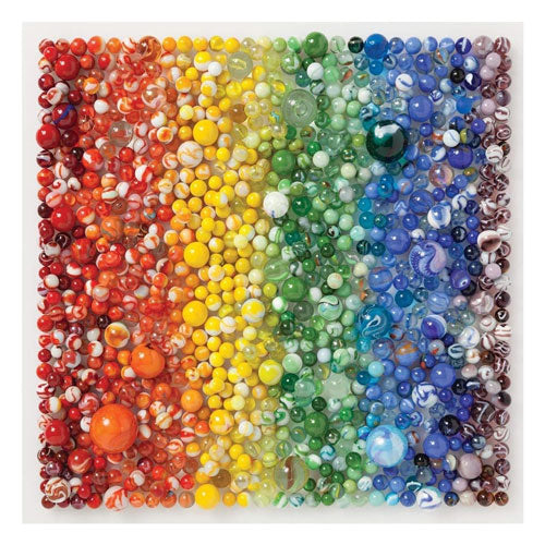 Galison Rainbow Marbles Puzzle 500pc
