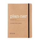 Letts 2024 Eco Writers Words Week om Diary (Kraft) te bekijken