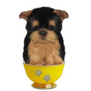 Jouet en peluche réaliste pour chien, tasse de thé, 16 cm