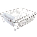 D. Line Small Dish Drainer Chrome/PVC met caddy