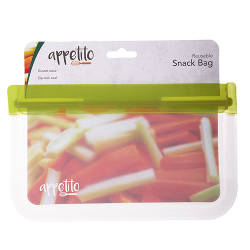Appetito Reusable Snack Bag (Green)