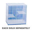 Rat Cage with 2 Platforms (60x40x60cm)