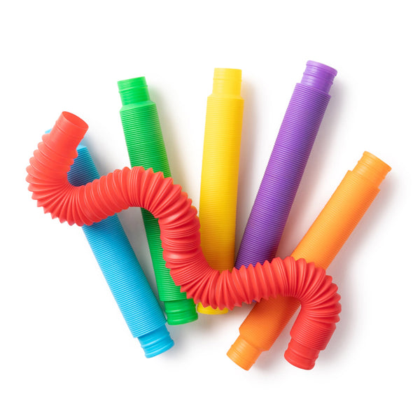 Rainbow Pull Pipes Educational Toy