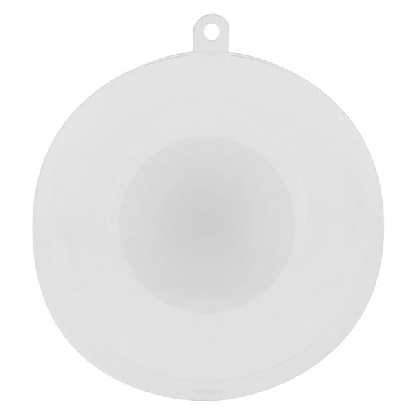 Plastic Ball with Cut Out Opening 80mm 10pcs