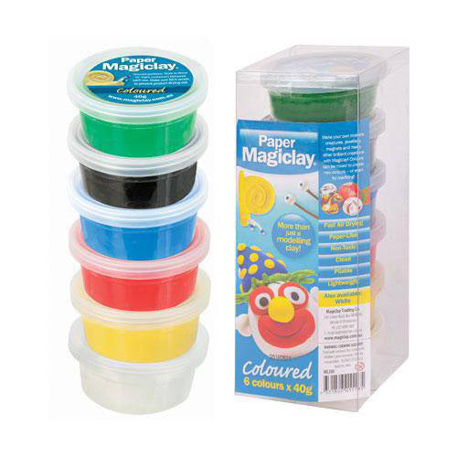 Coloured Paper Magiclay Canister 240g