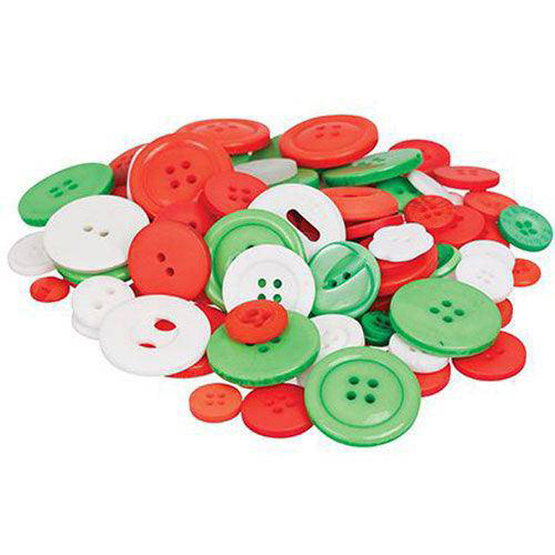 Basics Christmas Buttons 600g 1400pcs
