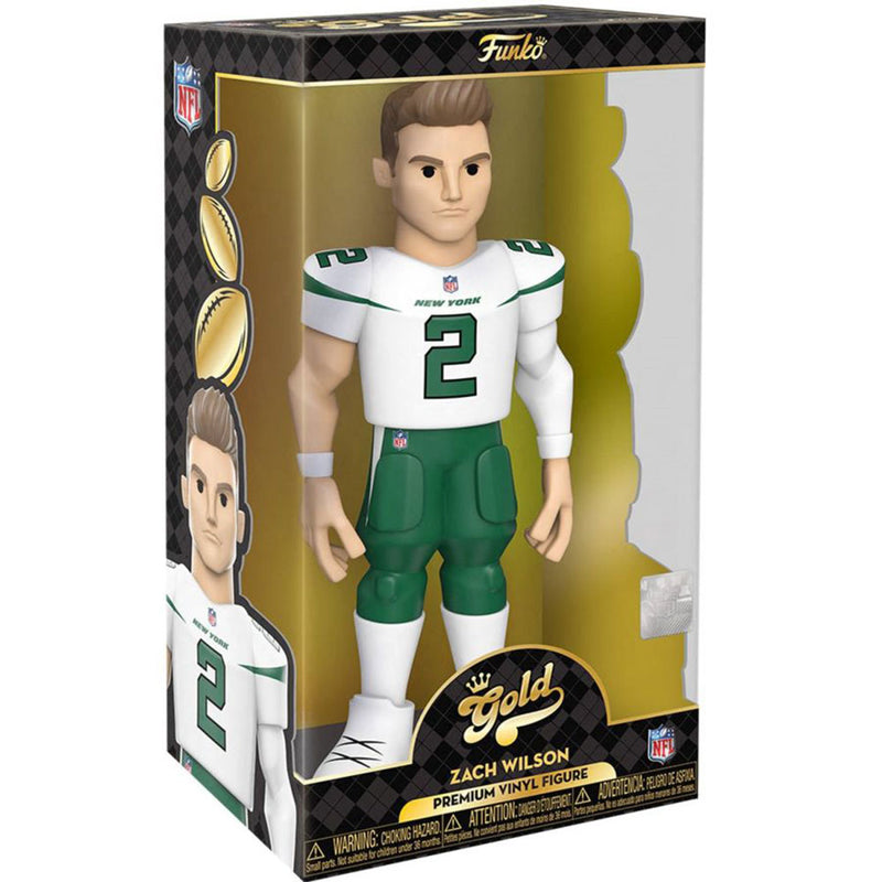 NFL: NY Jets Zach Wilson Vinyl Gold Chase expédie 1 sur 6