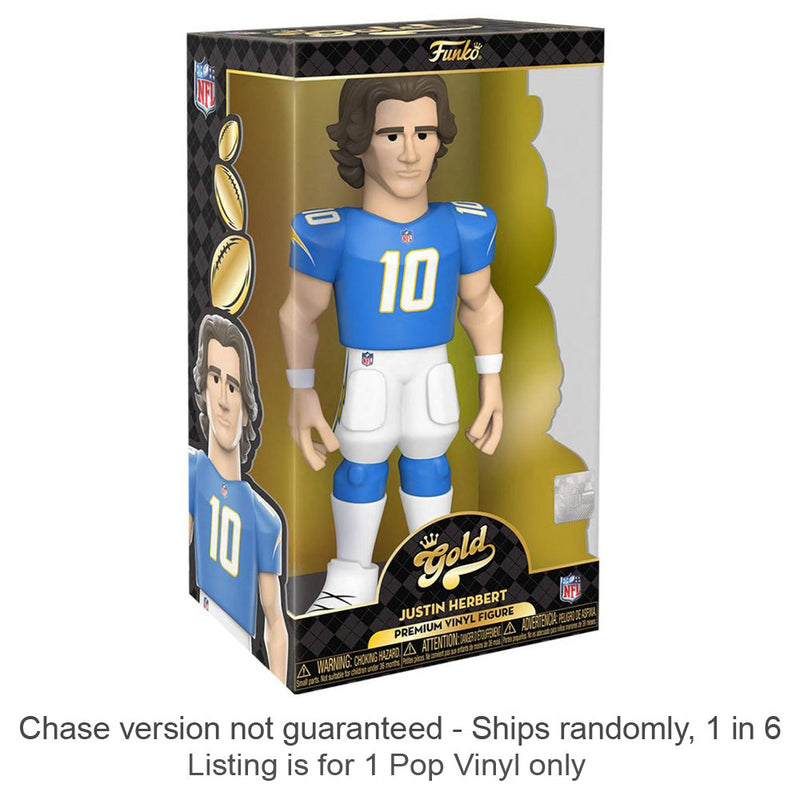 NFL: Justin Herbert Vinyl Gold Chase expédie 1 sur 6