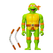 TMNT TV'87 Michelangelo Toon Reaction 3.75" Figure
