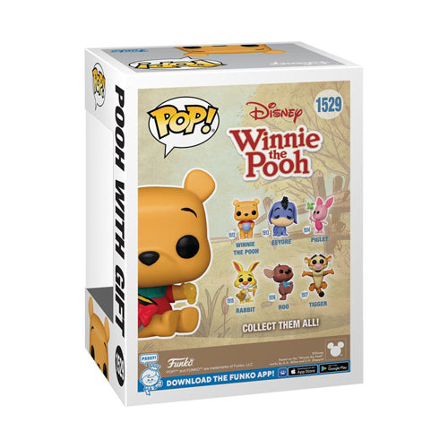 Winnie the Pooh Pooh with gift US Exclusive Pop! Vinyl
