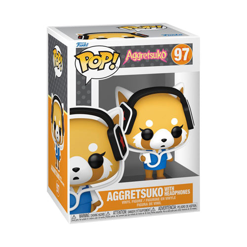 Aggretsuko with Headphones Pop! Vinyl