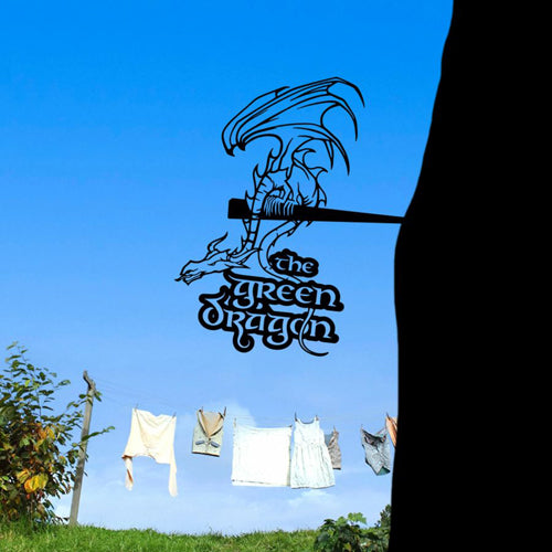 TLOR The Green Dragon Metalbird Corten Steel Silhouette