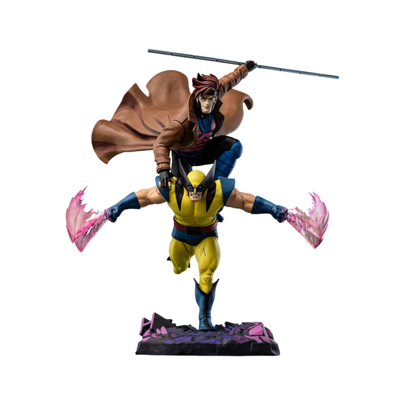 X-Men '97 Gambit & Wolverine Deluxe 1:10 Scale Statue