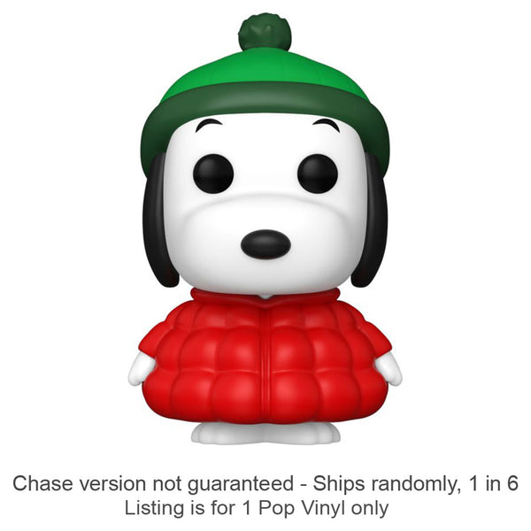 Peanuts Snoopy in Coat US Exclusive Pop! Chase Ships 1 in 6