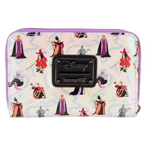 Disney Villans Iridescent Zip Wallet