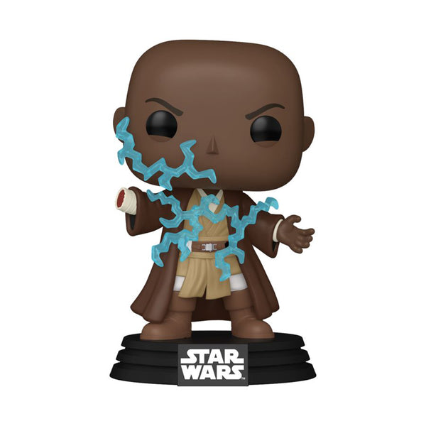 SW Revenge of the Sith Mace Windu Electricity US Glow Pop!