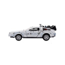 Back to the Future Delorean (Frosted) 1:32 w/ Truck Box SDCC