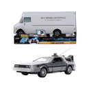 Back to the Future Delorean 1:24 Vehicle w/ Truck Box SDCC