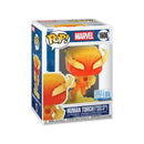 Marvel Comics Spider-Man as Human Torch US Exclusive Pop!