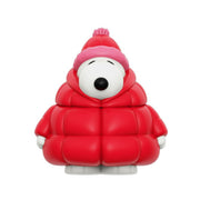 Peanuts Snoopy in Puffy Red Coat Fun! Fun! Figure