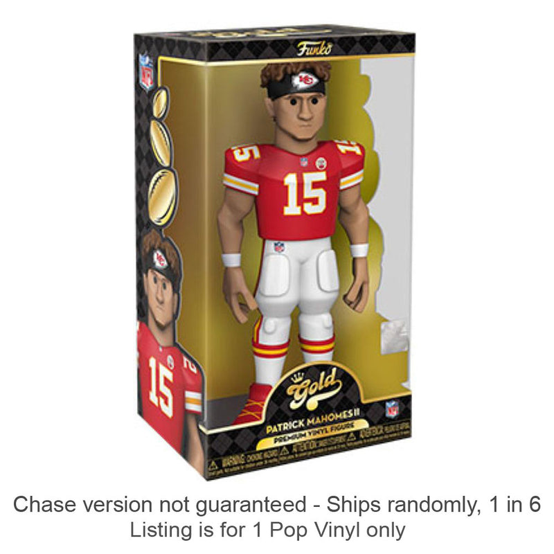 NFL Patrick Mahomes Vinyl Gold Chase expédie 1 sur 6