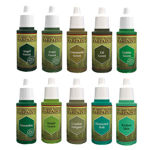 Warpaints de peintre de l'armée 18 ml (vert)