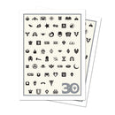 Ultra Pro 30th Anniv Apex Deck Protector Sleeves 105pk