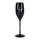 Black Luxe Birthday Champagne Flute