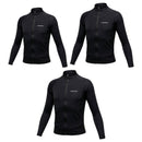 Mirage Junior Lycra Long Sleeve Front-Zip Rash Top (Black)
