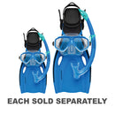 Dolphin Junior Silitex Mask, Snorkel & Fin Set (Blue)