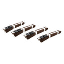Yamasaki Coloured Martial Arts Belts with White Stripe (Brown)