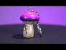 Smiling Magic Mushroom Keychain