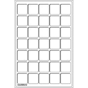 Leuchtturm Square-Spaced 35pc 39mm Coin Tray L 2pk