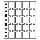 Leuchtturm Grande Coin Holder Sheets 2in 5pk (Clear)