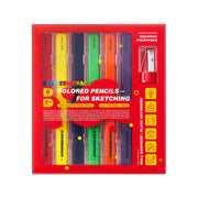 Flower Monaco Coloured Pencils for Sketching (Pack of 6)