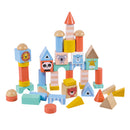 Eurekakids Wooden Blocks 46pcs
