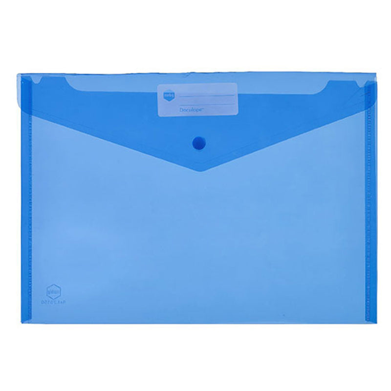 Marbig A4 Document Wallet with Button