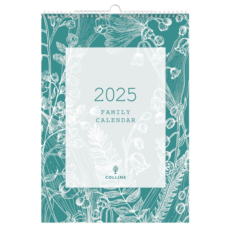 Collins A3 Month to View 2025 Calendar