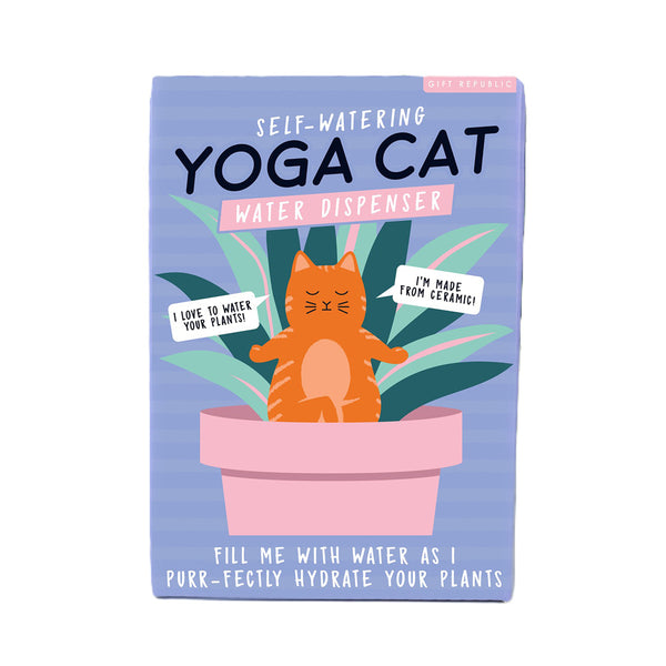 Gift Republic Yoga Cat Water Dispenser