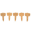 Caharin Veggie Markers Terracotta Set van 5