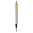 Sheaffer VFM Chrome Fountain Pen met gouden toon