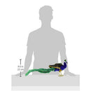 Hansa Peacock Plush Toy (24cm)