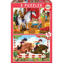 Education Puzzle Collection 2 sets avec 48 pcs