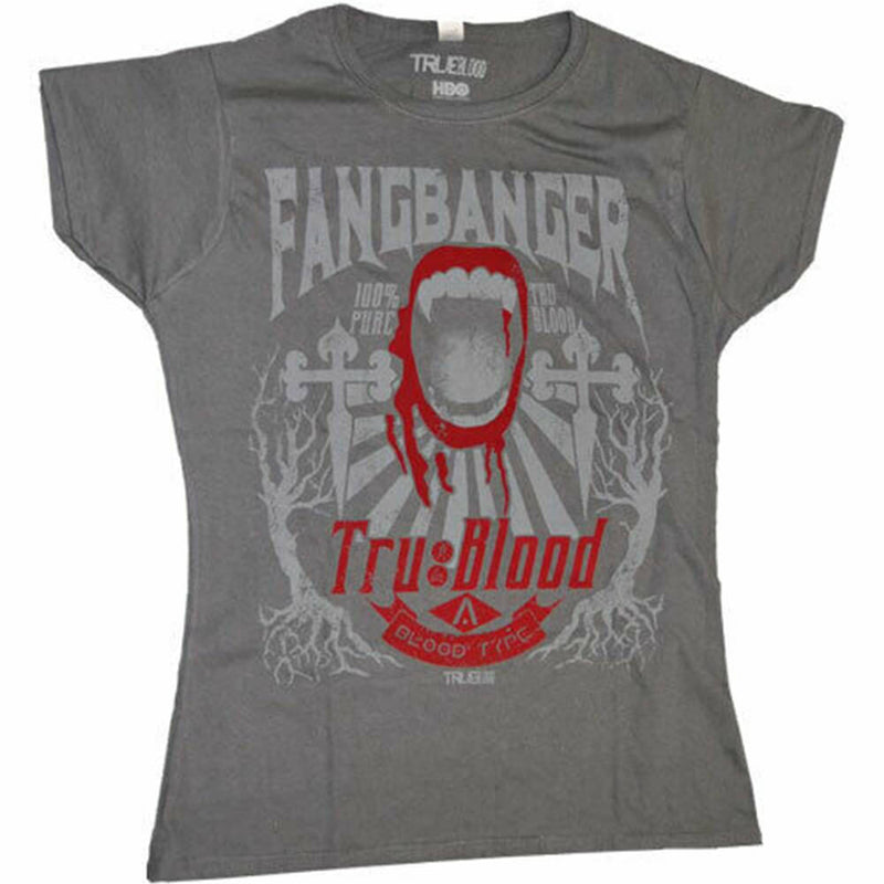 T-shirt femme floqué True Blood Fangbanger