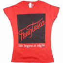 True Blood Fangtasia rood vrouwelijk T-shirt