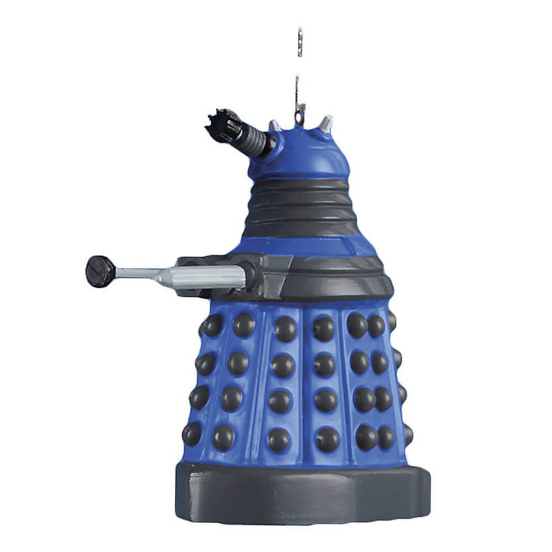 Doctor Who 2.5" Dalek (Blue) Blow Mold Christmas Ornament