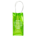 Zeg wat PVC Wine Tote